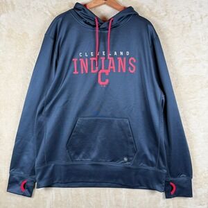 47 Brand Cleveland Indians Hoodie Pullover Sweatshirt‎ XXL Mens Active Fan